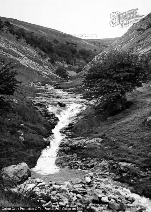 Photo of Buckden, The Waterfall c.1955