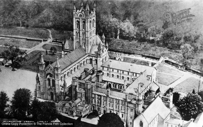 Photo of Buckfast, Abbey, Aerial View c.1950