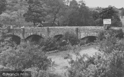 The Dart Bridge c.1955, Buckfastleigh