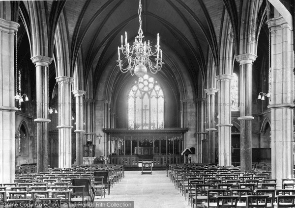 Photo of Buckingham, Church Of St Peter And St Paul Interior c.1955