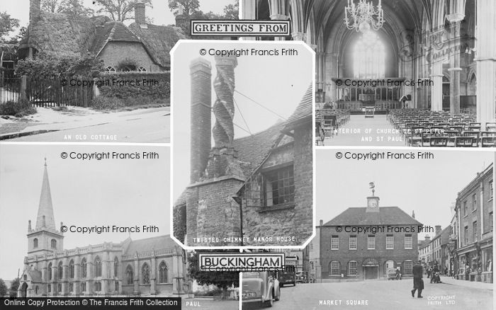Photo of Buckingham, Composite c.1955