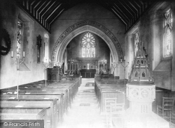 Church Interior 1886, Buckland