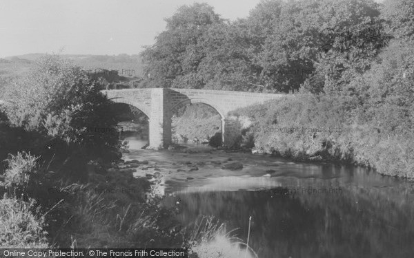 Photo of Buckland In The Moor, The River c.1950