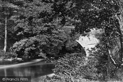 On The Tavy, Denham Bridge c.1874, Buckland Monachorum