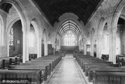 The Church Interior 1890, Buckland Monachorum