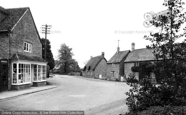 Photo of Buckland, Square and Post Office c1965