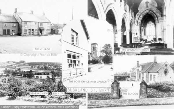 Photo of Buckland St Mary, Composite c.1960