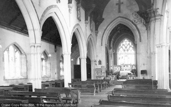 Photo of Buckland St Mary, The Church Interior c.1960