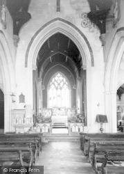 The Church Interior c.1960, Buckland St Mary