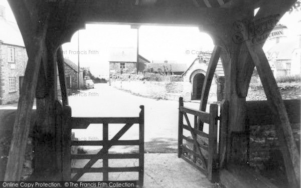 Photo of Buckland St Mary, View Through The Lychgate c.1960