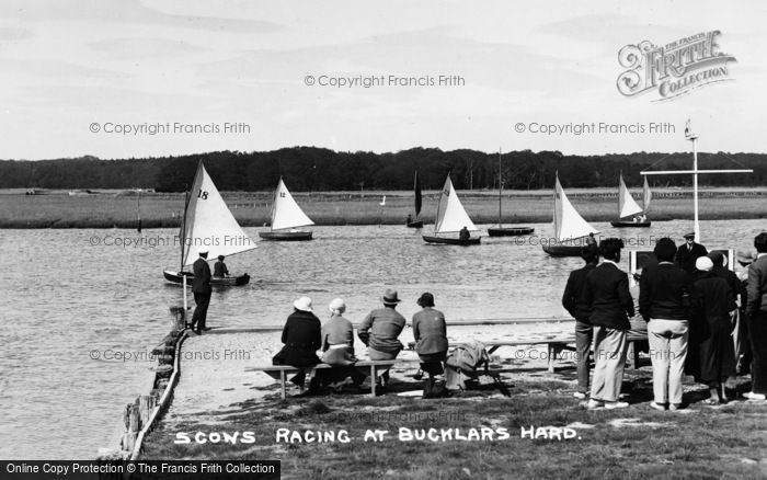 Photo of Bucklers Hard, Scows Racing c.1935