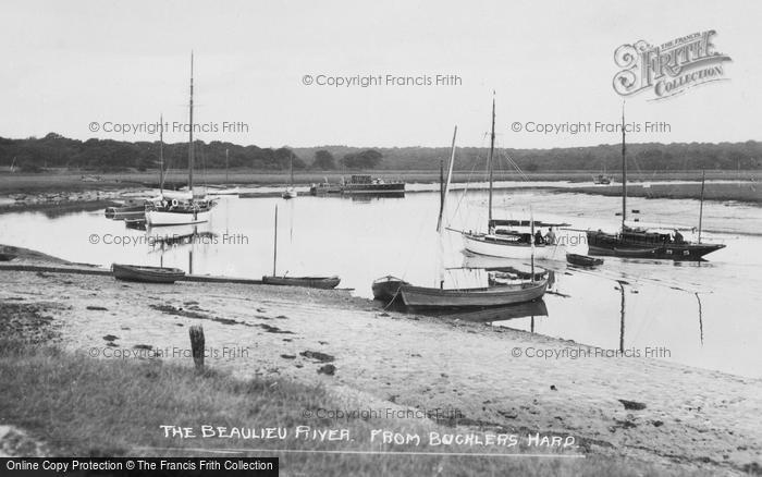 Photo of Bucklers Hard, The Beaulieu River c.1935