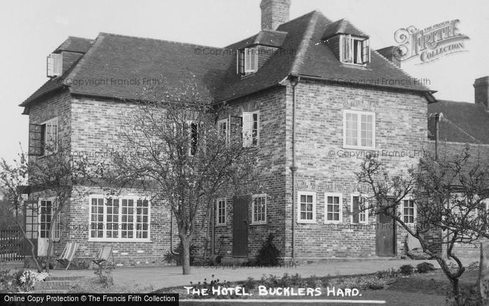 Photo of Bucklers Hard, The Hotel c.1935