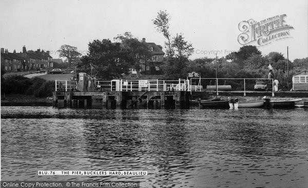 Photo of Bucklers Hard, The Pier c.1960