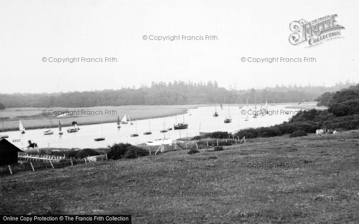 Photo of Bucklers Hard, The River From Hotel c.1935