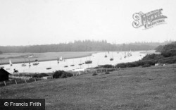 The River From Hotel c.1935, Bucklers Hard