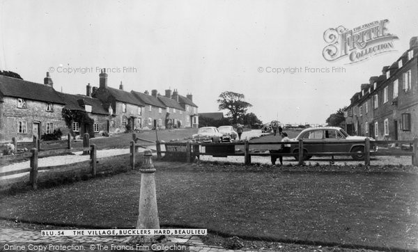 Photo of Bucklers Hard, The Village c.1960