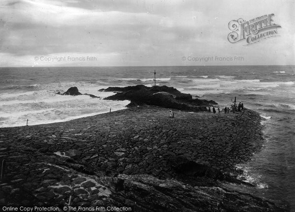 Photo of Bude, Barrel Rock 1920