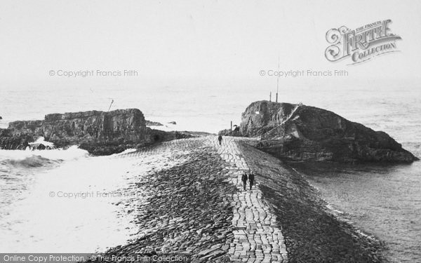 Photo of Bude, Breakwater And Chapel Rock 1890