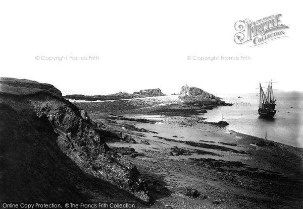 Photo of Bude, Breakwater And Coast 1890