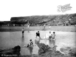 Children Playing On The Beach 1926, Bude