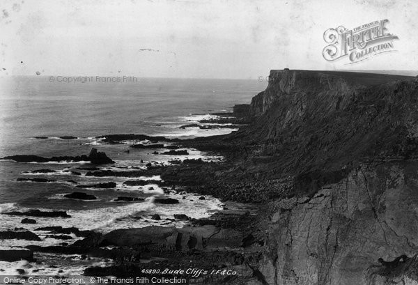 Photo of Bude, Cliffs 1900