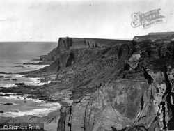 Cliffs From Summer House c.1871, Bude