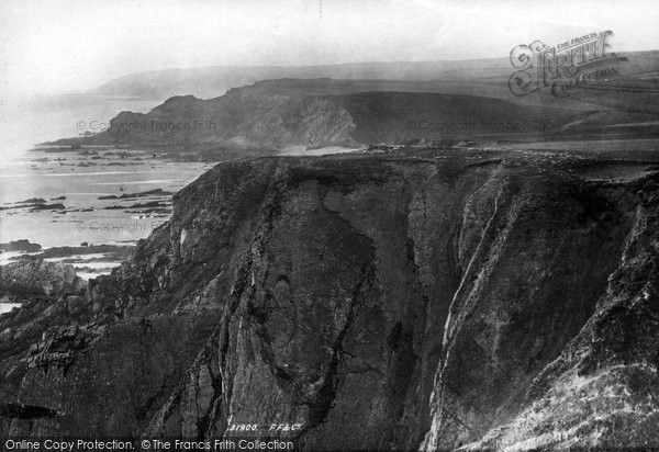 Photo of Bude, Coast View 1893