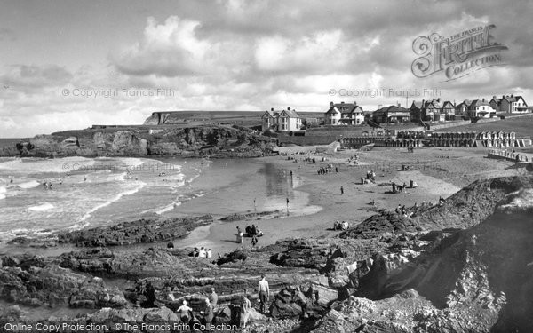 Photo of Bude, Crooklets Beach c.1960