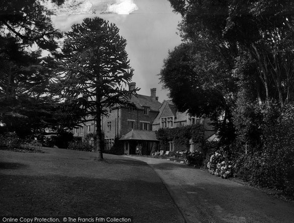 Photo of Bude, Efford Down Hotel From The Main Drive 1935