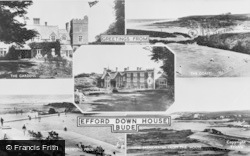 Efford Down House, Composite c.1955, Bude