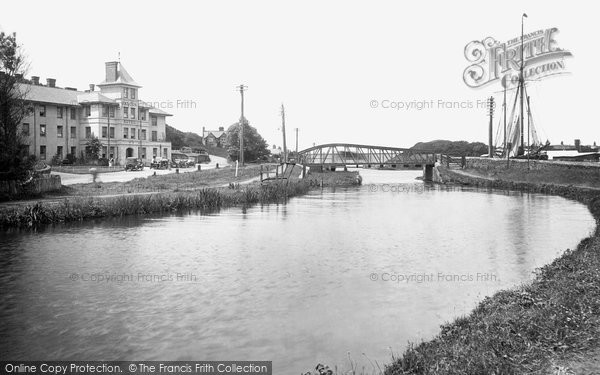 Photo of Bude, Falcon Hotel And Canal 1920