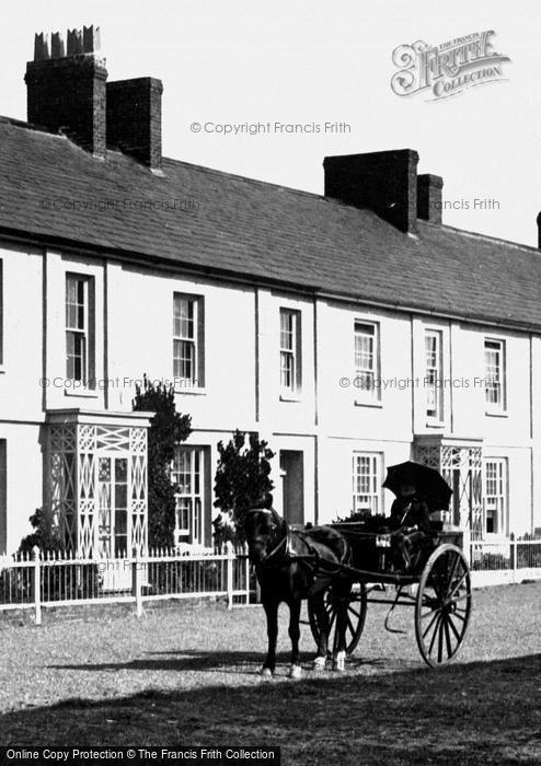 Photo of Bude, Horse And Carriage, Hartland Terrace 1890