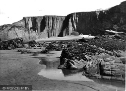 Maer High Cliffs 1935, Bude