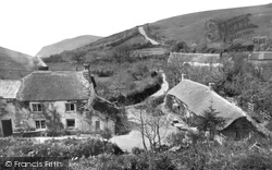 Bude, Olde Mill House and Tea Gardens, Combe Valley c1935