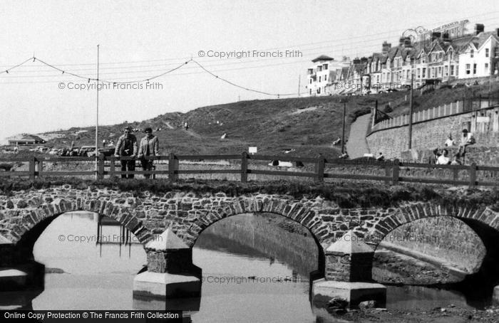 Photo of Bude, On Nanny Moore's Bridge c.1960