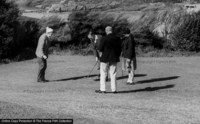 Photo of Bude, On The Putting Green c.1960