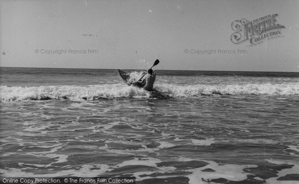 Photo of Bude, Riding The Surf c.1960