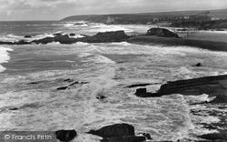 Rough Sea And Breakwater 1926, Bude