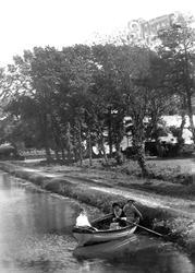 Rowing Boat On The Canal 1920, Bude