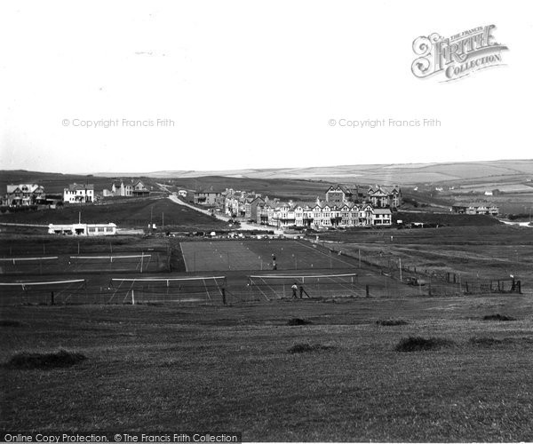 Photo of Bude, Tennis Courts And Crooklets 1936