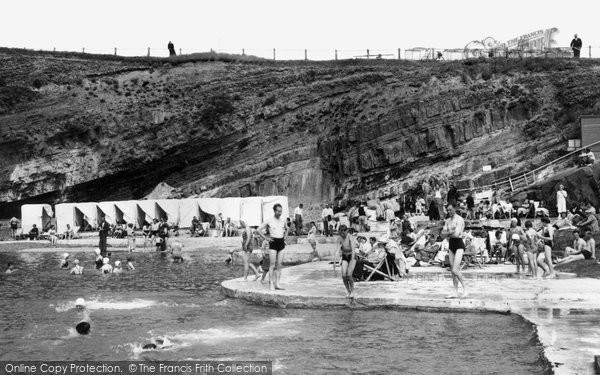 Photo of Bude, The Bathing Pool c.1960