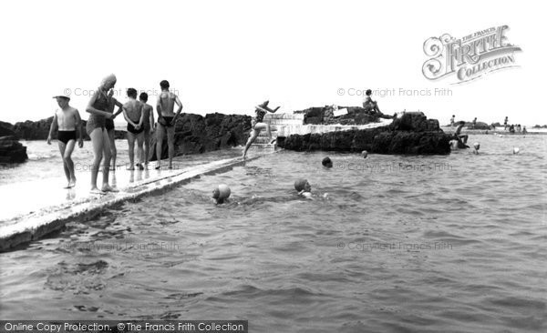 Photo of Bude, The Bathing Pool c.1960