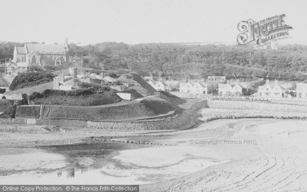 Photo of Bude, The Castle And Church 1893