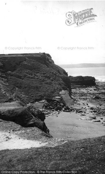 Photo of Bude, The Coast From Efford Down Hotel c.1960