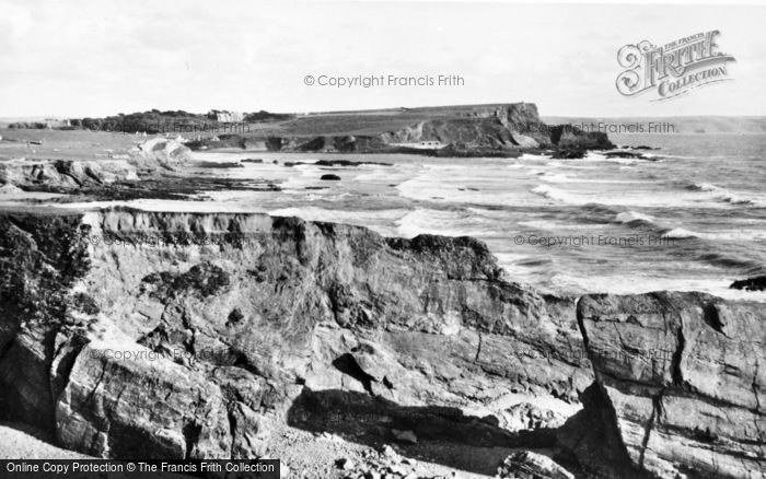 Photo of Bude, The Coast From Maer High Cliff c.1950