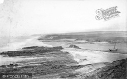 Up The Coast From Storm Tower c.1871, Bude