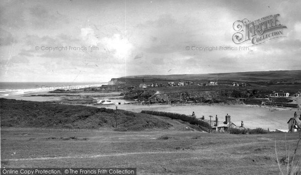 Photo of Bude, View From Efford Down c.1960