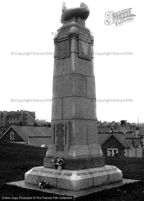 Photo of Bude, War Memorial 1923