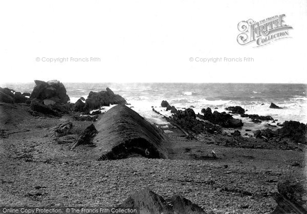 Photo of Bude, Whale's Back And Saddle Rock 1890